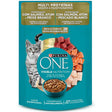 Purina One Pouch Gatos Adultos Y Gatitos Sabor Salmon Atun Y Pescado 85Gr