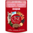  Purina One Pouch Perros Adultos Y Cachorros Sabor Salmon 85Gr