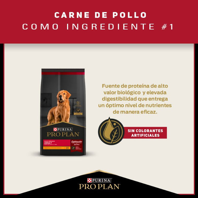  Purina Pro Plan Adult Razas Medianas Con Optihealth 12 Kg