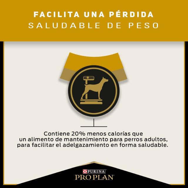  Purina Pro Plan Adulto Raza Mediana Y Grande Reduced Calorie 12 Kg