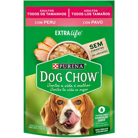 Purina Dog Chow Alimento Humedo Adulto Pavo 100Gr