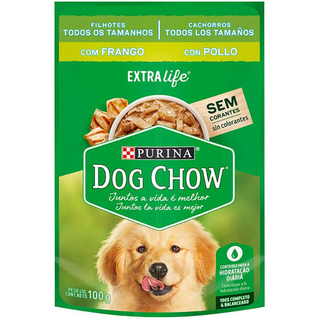 Purina Dog Chow Alimento Humedo Cachorro Pollo 100Gr