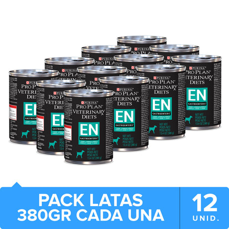 Purina Pro Plan En Gastroenteric Canino Lata 380Gr Pack 12 Unidades