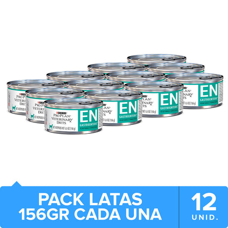 Purina Pro Plan En Gastroenteric Felino Lata 156Gr Pack 12 Unidades