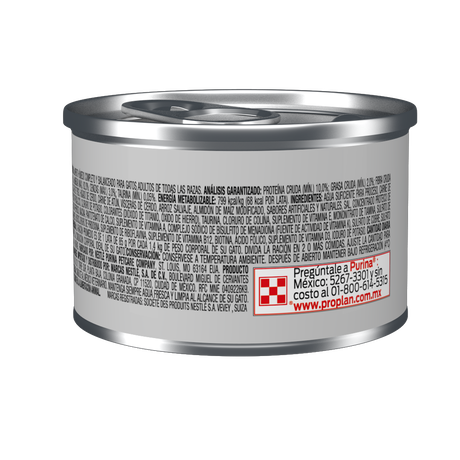 Purina Pro Plan Lata Gato Adulto Pack 12 Unidades