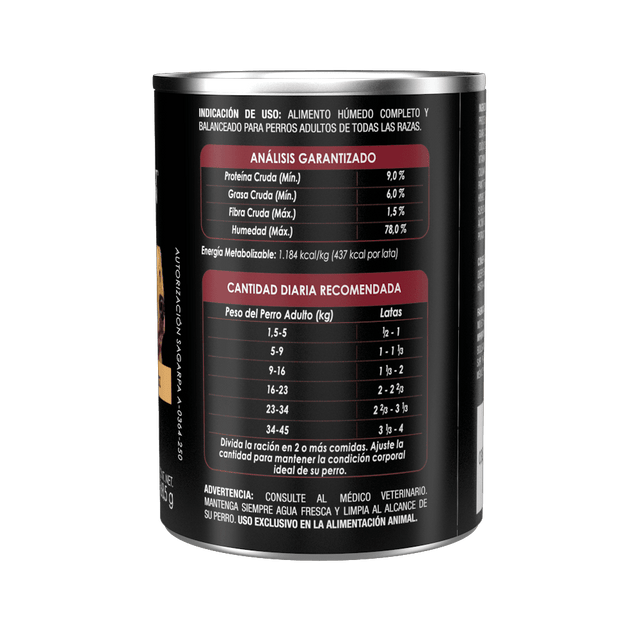 Purina Pro Plan Perro Adulto Lata 368 5Gr Pack 5 Unidades