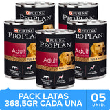 Purina Pro Plan Perro Adulto Lata 368 5Gr Pack 5 Unidades