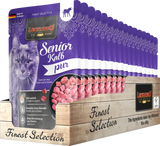  Leonardo Senior Puro Ternera 85 g | Alimento Húmedo Monoproteico para Gatos Senior Sin Cereales | Pack 16 unidades
