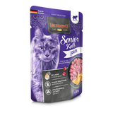  Leonardo Senior Puro Ternera 85 g | Alimento Húmedo Monoproteico para Gatos Senior Sin Cereales