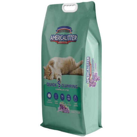 Arenas para Gatos Arena America Litter Quick Clumping Lavanda 7Kg