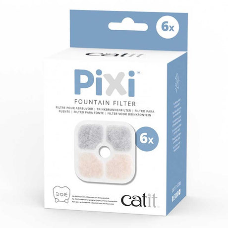 Repuestos De Filtros Para Fuentes Catit Pixi 6Un