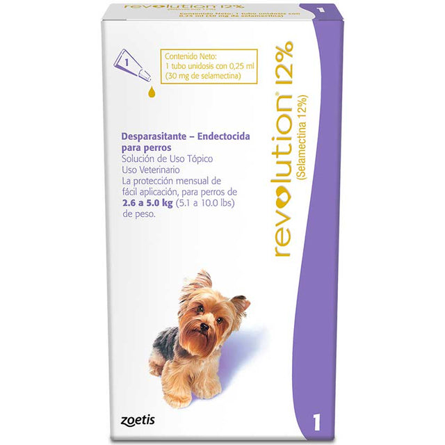Revolution Antiparasitario Para Perros De 2 5 A 5Kg