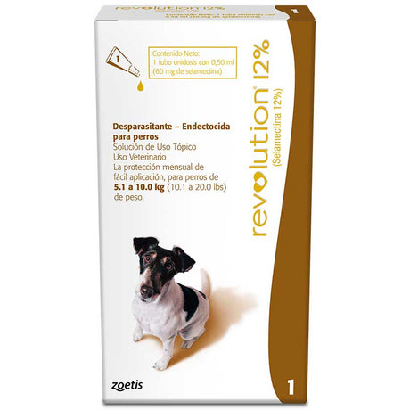 Antiparasitarios Internos y Externos para Perros Revolution Antiparasitario Para Perros De 5 1 A 10Kg