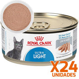 Royal Canin Latas Gato Ultra Light Pate Weigth Care 145Gr Pack 24 Unidades