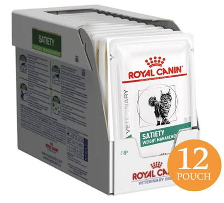 Royal Canin Pouch Vet Diet Felino Satiety 85Gr X 12 Unidades