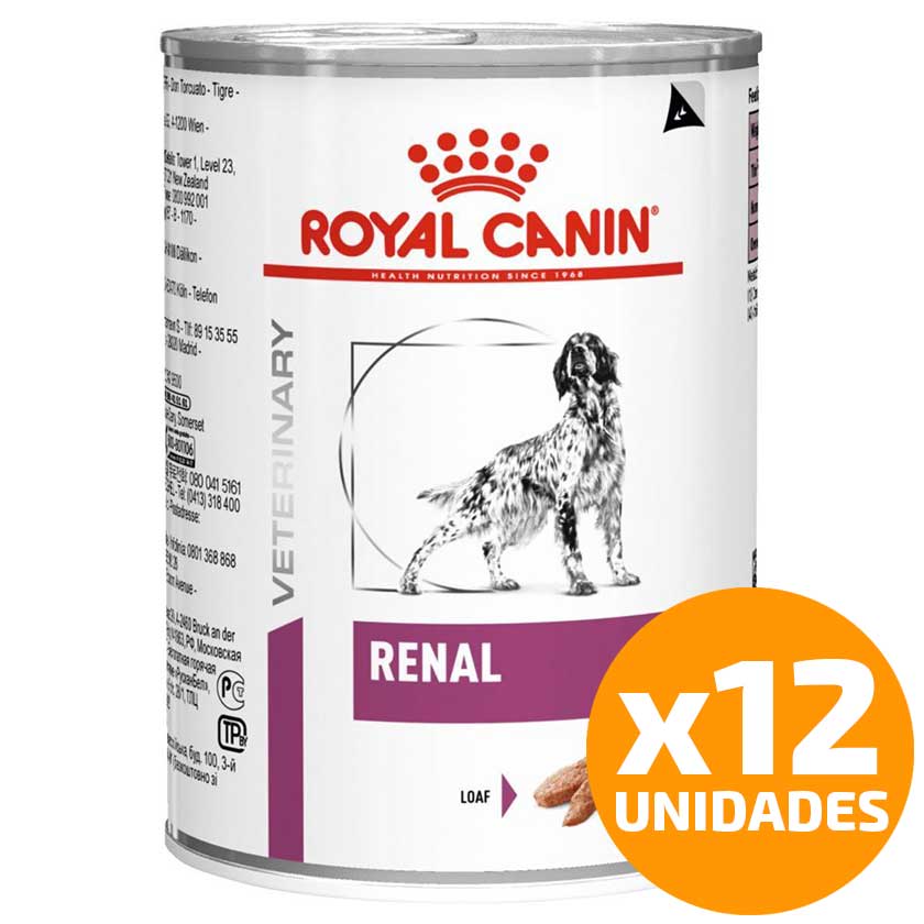 Royal Canin Latas Vet Diet Canine Renal Support x 12 Unidades