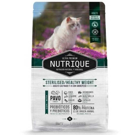 Comida para Gatos Nutrique Young Adult Cat Sterilised Healthy Weight 7 5 Kg
