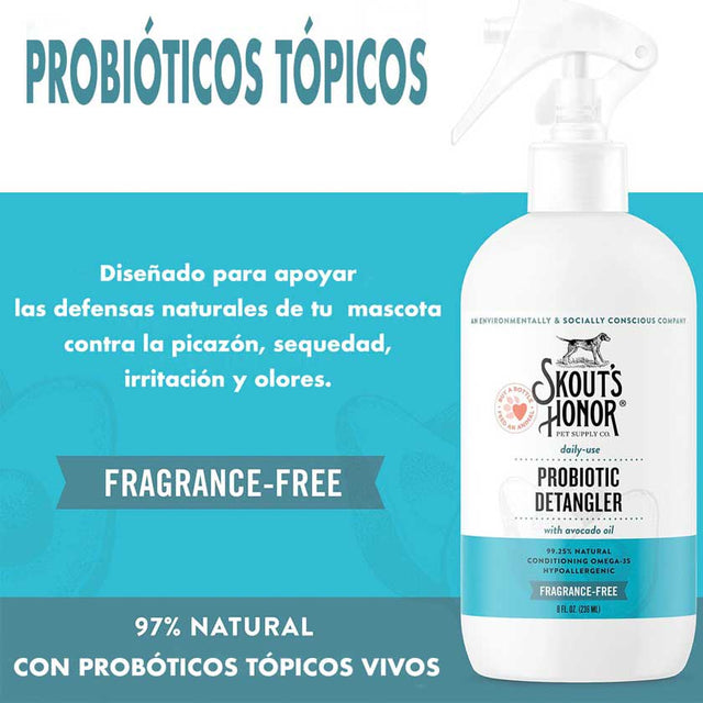 Skouts Honor Desenredante Sin Perfume 236 Ml