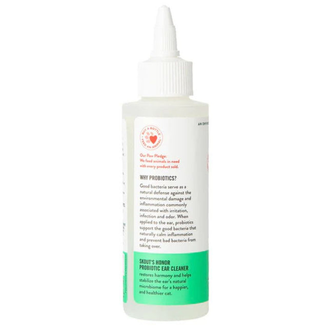  Skouts Honor Limpiador Probiotico De Oidos Para Gatos 118Ml