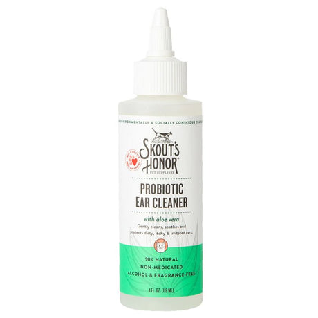 Productos Skouts Honor Limpiador Probiotico De Oidos Para Gatos 118Ml