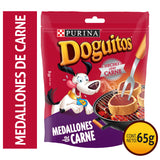  Snacks Para Perros Doguitos® Medallones De Carne 65Gr Pack 15 Unidades