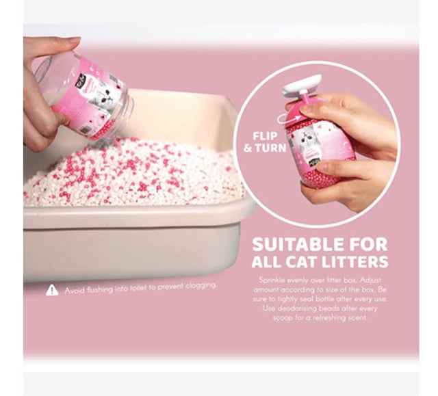 Kit Cat Sprinkles Perlas Perfumadas Para Arena De Gato Aroma Floral 240Gr