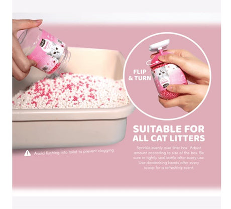 Kit Cat Sprinkles Perlas Perfumadas Para Arena De Gato Aroma Lavanda 240Gr