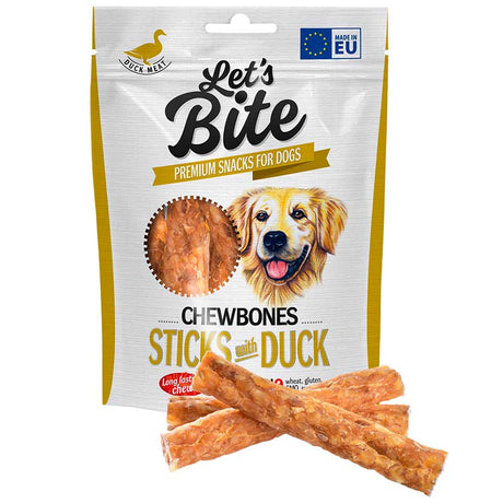 Alimento para Perros Let S Bite Snack Chewbones Sticks With Duck 120Gr