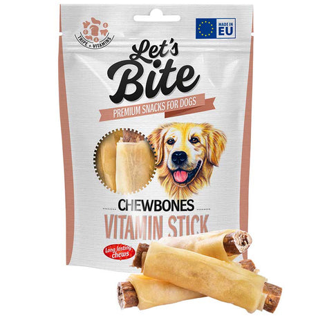 Alimento para Perros Let S Bite Snack Chewbones Vitamin Stick 150 Gr