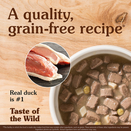 Taste Of The Wild Dog Adult Tow Wetlands Pato 390Gr