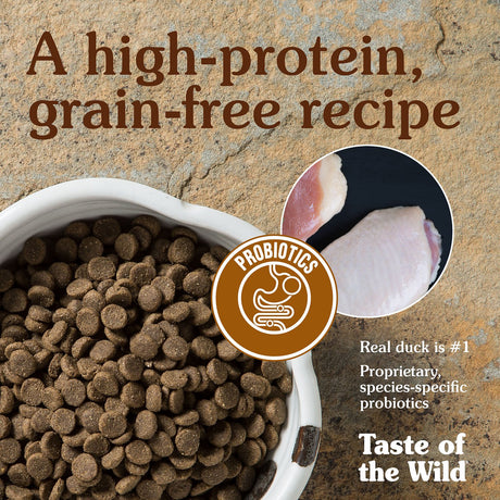Alimento para Perros Taste Of The Wild Dog Adulto Wetland Pato 2Kg