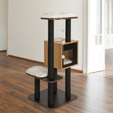  Vesper Furniture V High Negro Rascador Para Gatos