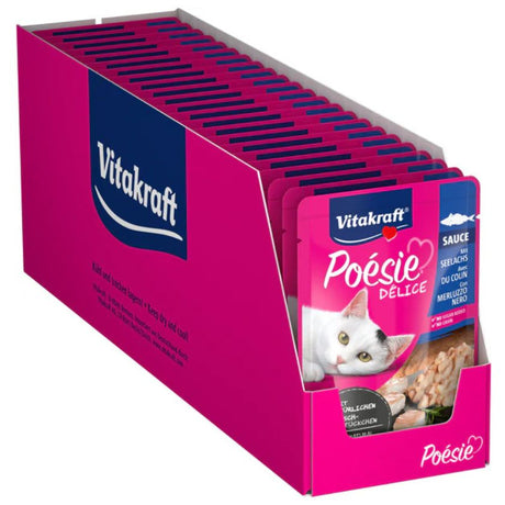Vitakraft Cat Snack Poesi Delice Sabor Pescado 85Gr Pack 23 Unidades