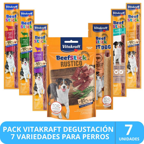 Vitakraft Mix Degustacion Para Perros Adultos 7 Unidades