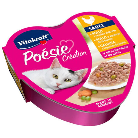 Vitakraft Poesie Creation Sabor Pollo 85Gr Pack 15 Unidades