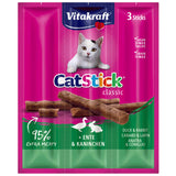 Vitakraft Cat Stick Classic Conejo Y Pato 18Gr