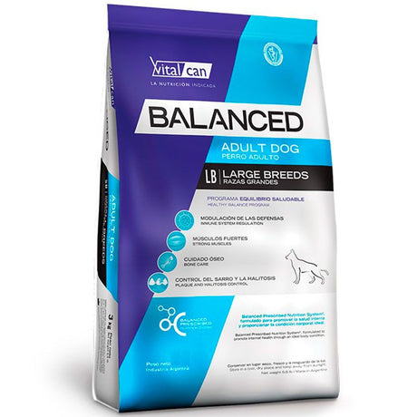 Alimento para Perros Vitalcan Perro Adulto Raza Grande 15Kg