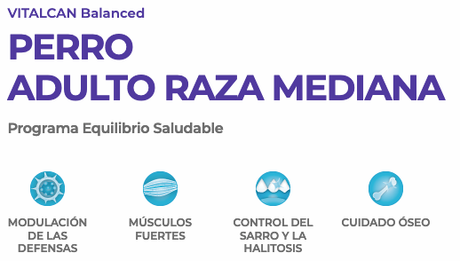Vitalcan Perro Adulto Raza Mediana 3Kg