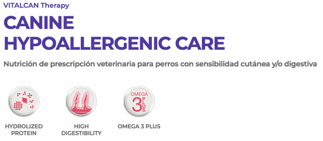 Vitalcan Therapy Canine Hypoallergenic Care 2Kg