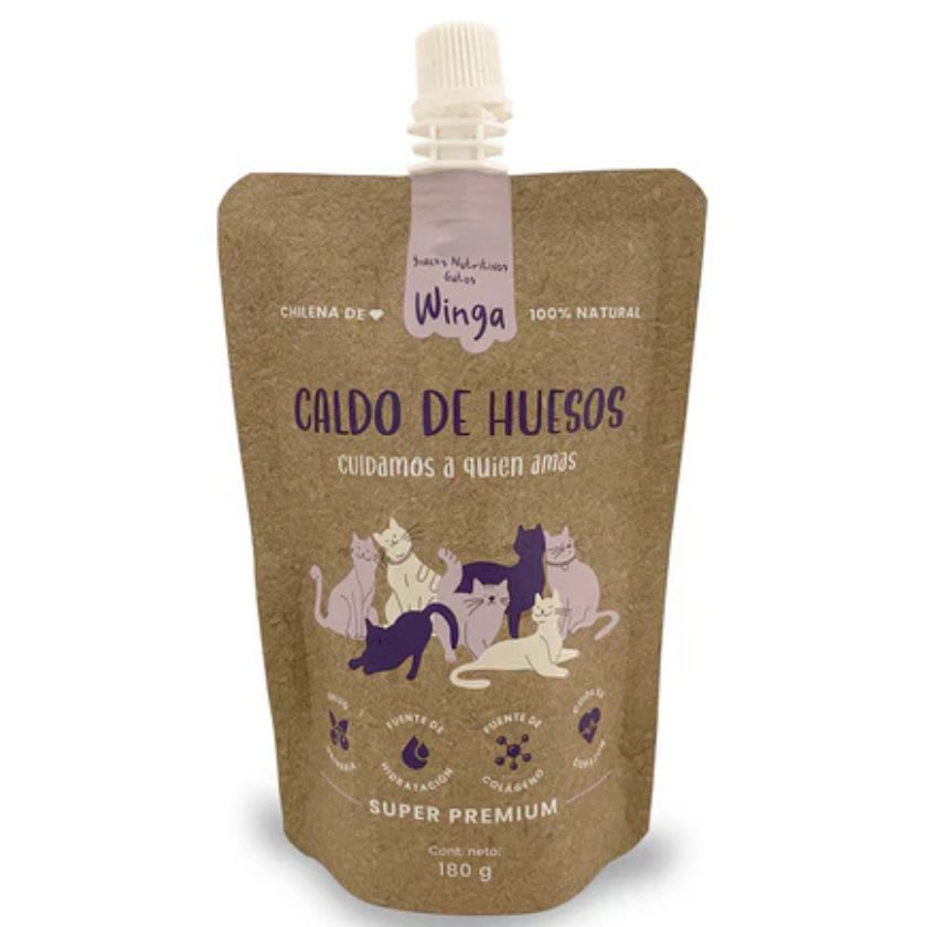 Winga Winga Caldo de Huesos para Gatos 180gr – NovaPet