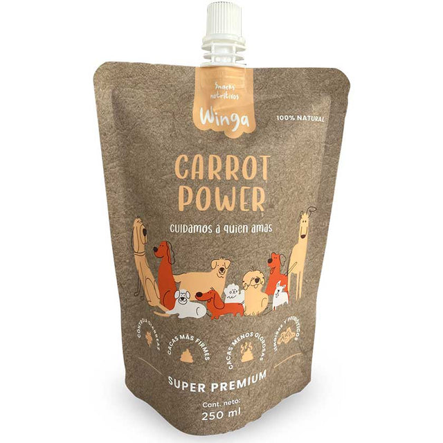 Winga Carrot Power 250Gr Snack Para Perros