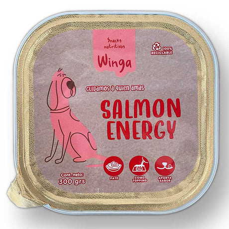 Winga Salmon Energy 300Gr Snack Para Perros