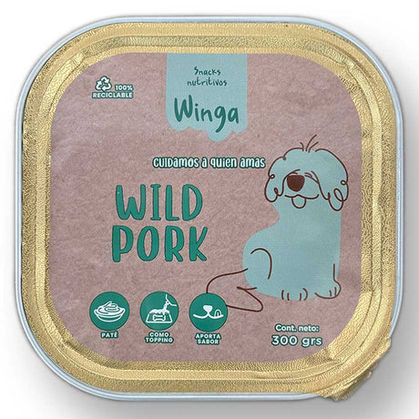 Winga Wild Pork 300Gr Snack Para Perros