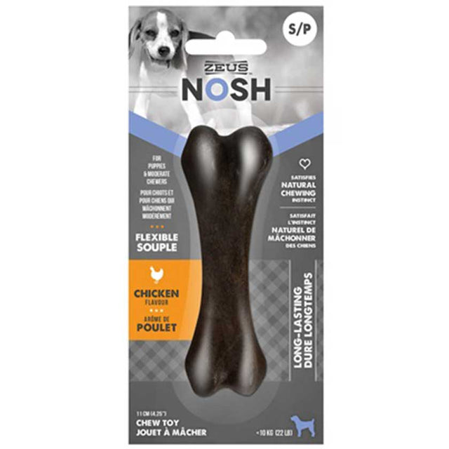 Zeus Nosh Hueso Flex Para Perros Cachorros Sabor Pollo