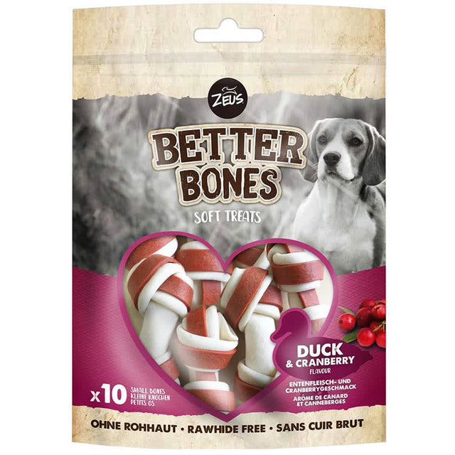 Zeus Better Bones Huesitos Pato Y Arandanos 10 Unidades 219Gr