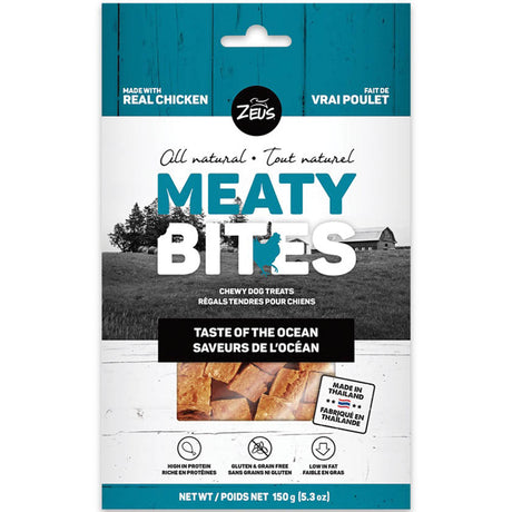 Zeus Meaty Bites Sabores Del Oceano Para Perros 150Gr